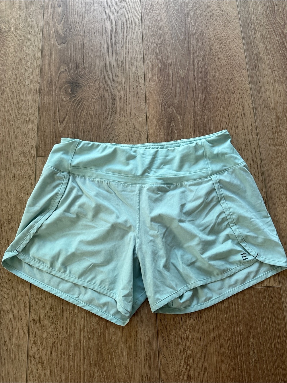 Freefly Light Aqua Women's Athletic Shorts with Wide Waistband